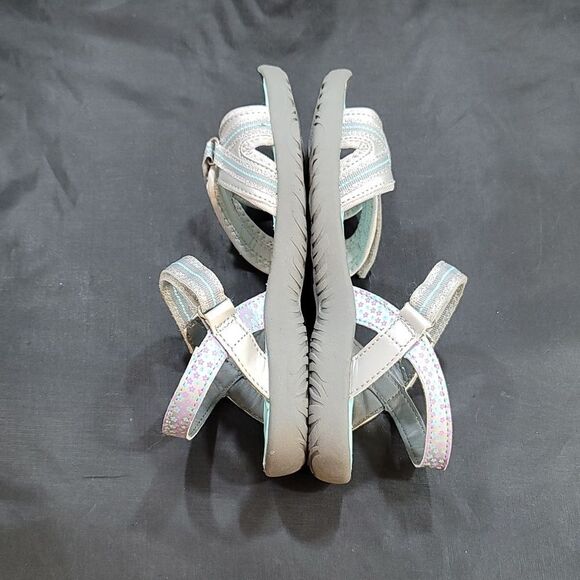 MAP CARMI VELCRO STRAP CLOSURE GIRL  OPEN TOE SANDAL - Picture 8 of 12